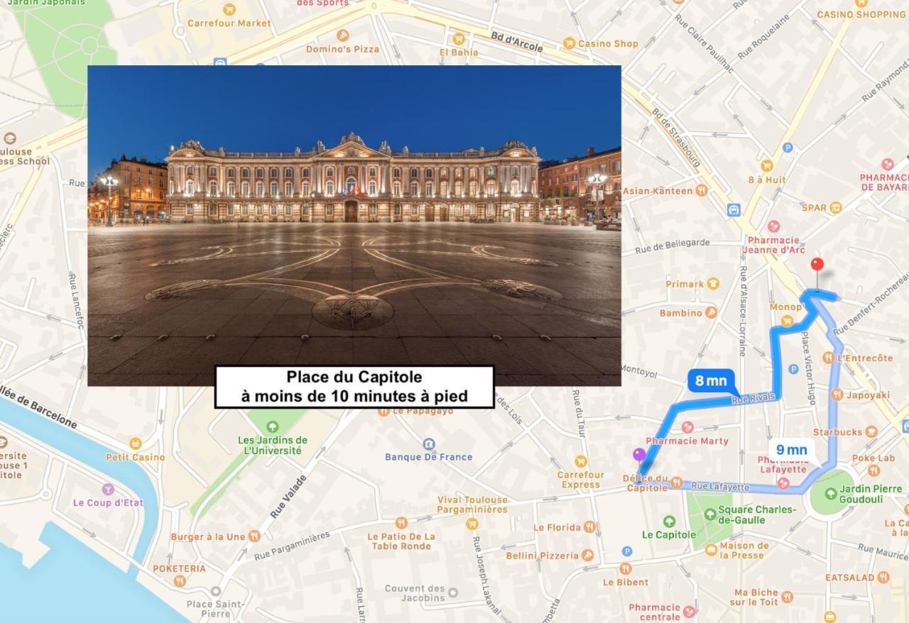 Le Victor Hugo - Studio Avec Parking # Hypercentre Lägenhet Toulouse Exteriör bild