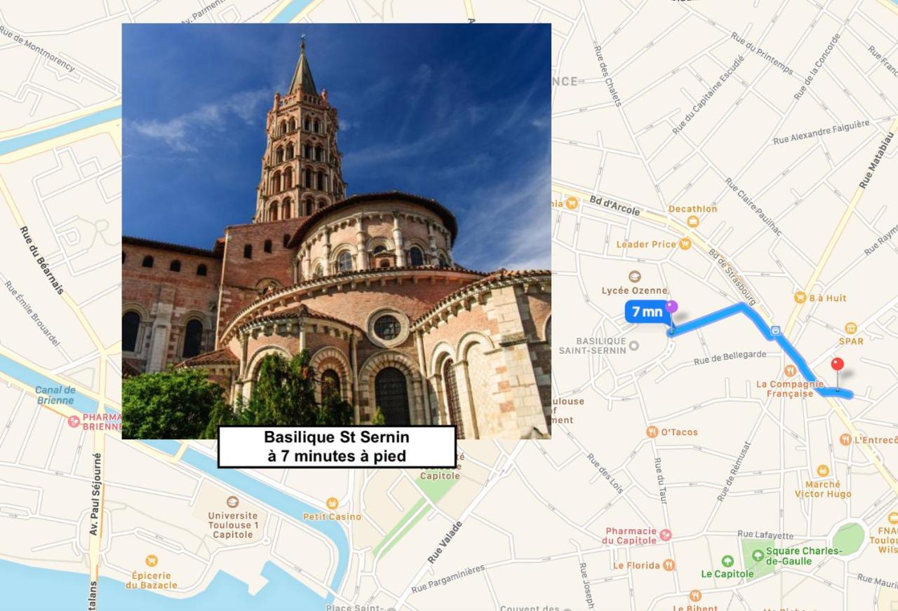 Le Victor Hugo - Studio Avec Parking # Hypercentre Lägenhet Toulouse Exteriör bild